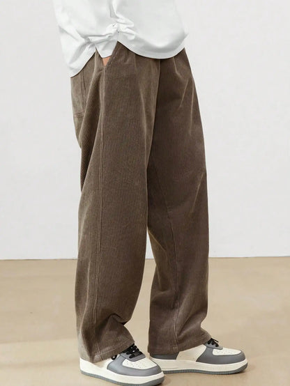 Slant Pocket Corduroy Pants