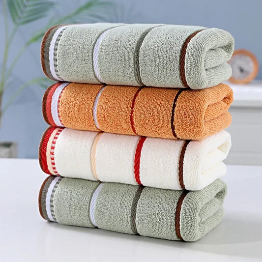 Pure Cotton Striped Towel