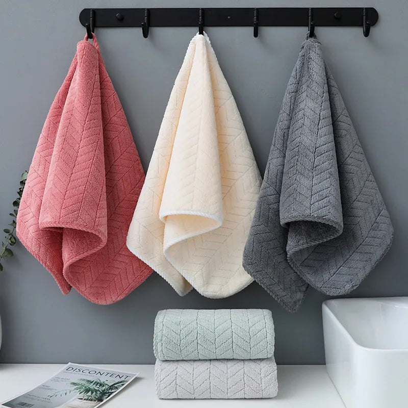 Coral Cotton Bath Towel