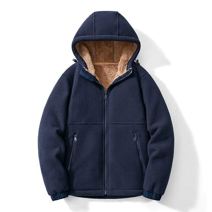 Fleece Hooded Coat