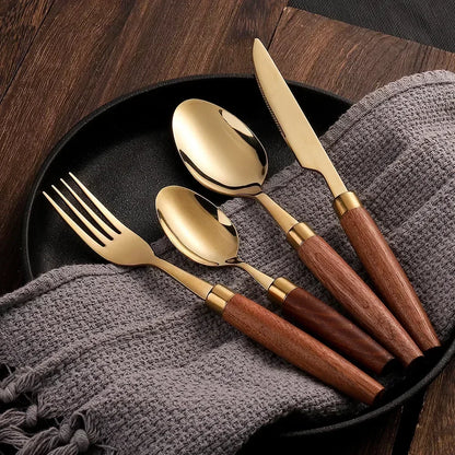 FineWood Flatware Set