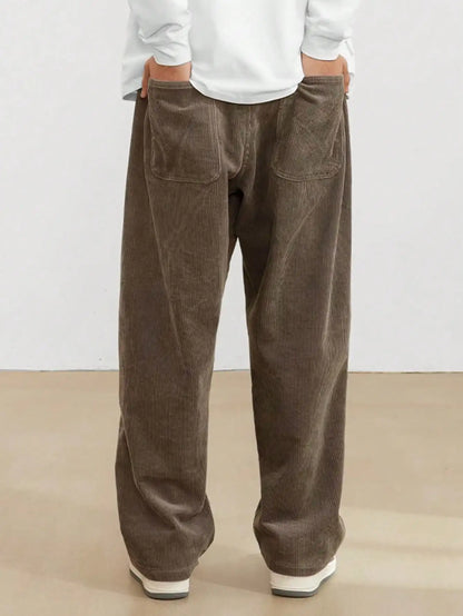 Slant Pocket Corduroy Pants