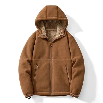 Fleece Hooded Coat