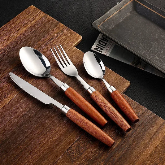 FineWood Flatware Set